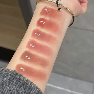 Cute Bear Keychain Matte Lipstick 